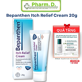 Kem Dịu Da Do Ngứa, Viêm Da Cơ Địa, Dị Ứng Bepanthen Itch Relief Cream 20g Dùng Cho Người Lớn Và Trẻ Em