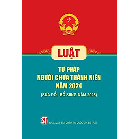 Sách - Luật Tư pháp người chưa thành niên năm 2024 (sửa đổi, bổ sung năm 2025)