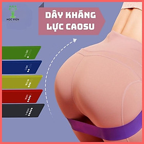 Dây Kháng Lực Mini Band- YOGA QG- Đa Năng Hỗ Trợ Tập Yoga, Tập Mông, Tập Chân, Thể Dục, Thể Hình- Hàng Chính Hãng