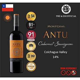 Rượu Vang Đỏ Chile MontGras Antu Cabernet Sauvignon