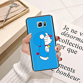 Ốp lưng điện thoại Samsung Galaxy Note 5 viền silicon dẻo TPU  hình Doremon Nhảy Múa - Hàng chính hãng