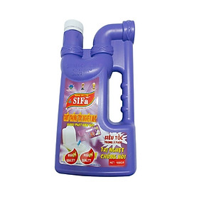 Chất thông tắc cực mạnh 5 phút siêu nhanh SIFA Cầu - Cống 1.06kg thể tích thực 900ml cao cấp - thế hệ mới