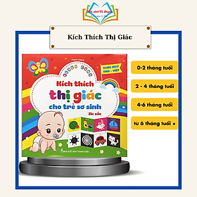 Bộ Flashcard kích thích thị giác cho trẻ sơ sinh zic zắc song ngữ Anh Việt