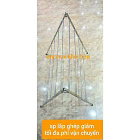 giàn vắt khăn thông minh lắp ghép inox 