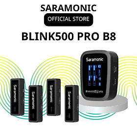 Mua Bộ micro thu âm không dây Saramonic Blink 500 Pro B8 - 4 Mic - Kết nối đa thiết bị - Pin 8 giờ - Hàng chính hãng