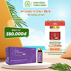 Nước Uống Bổ Sung Bảo Xuân Skin Collagen Saffron giúp hạn chế lão hóa, tăng đàn hồi cho da, làm sáng đẹp da 10 Lọ x 50ml