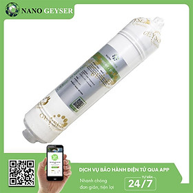 Mua Lõi đúc máy lọc nước số 1  Lõi Sediment 5 Micron Nano Geyser  Dùng cho máy lọc nước RO lõi đúc  Geyser Slim  Karofi  Kangaroo  Sunhouse - Hàng Chính Hãng