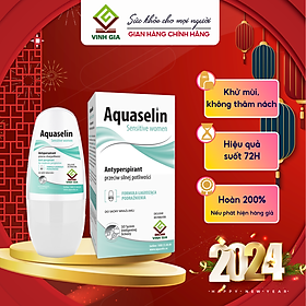 Lăn khử mùi dành cho nữ Aquaselin 50ml (loại nhẹ)