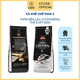 Cà Phê Rang Xay Chế Phin 4 Trung Nguyên Legend – Gói 500g – Vị Đậm, Thơm Lâu - Pha Phin