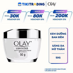 Kem Dưỡng Olay Luminous Sáng Da Mờ Thâm Nám Ban Đêm 50g