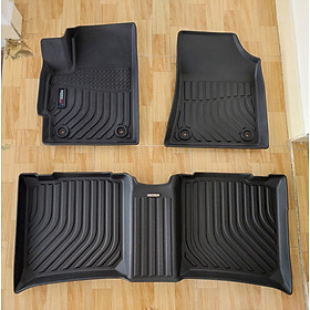 Thảm lót sàn xe ô tô VinFast Nerio Green Nhãn hiệu Macsim chất liệu nhựa TPE cao cấp màu đen