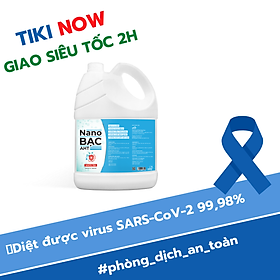 Can Nano bạc AHT diệt khuẩn 5 lít hương hoa hồng Pháp, trà trắng, tinh dầu lavender - dùng rửa tay diệt khuẩn, xịt vật dụng nhà cửa - hàng chính hãng