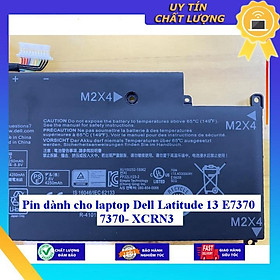 Pin dùng cho laptop Dell Latitude 13 E7370 7370 - XCRN3 - Hàng Nhập Khẩu New Seal