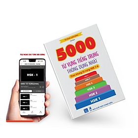 5000 từ vựng tiếng Trung thông dụng nhất + DVD quà tặng