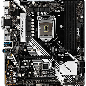 Bo mạch chủ Mainboard ASRock B365M Pro4 - F Socket 1151 - Hàng Chính Hãng