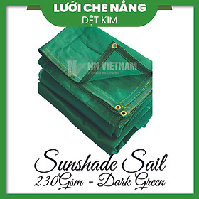 LƯỚI CHE NẮNG 80% MAY VIỀN KHUY SẴN - SIZE 2M X 5M