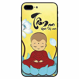 Ốp lưng in cho Iphone 7 Plus/ 8 Plus Mẫu Tâm Chú Tiểu