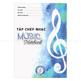 Tập Chép Nhạc (Màu Xanh Dương)