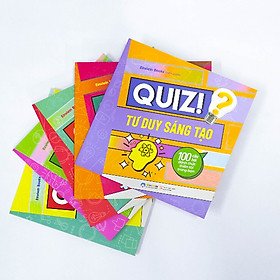 Trạm Đọc | Bộ Sách Quiz! : Tư Duy Sáng Tạo Dành Cho Trẻ