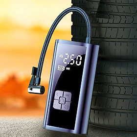 Máy Bơm Lốp Xe Điện 150PSI MH LED Thông Minh Pin Sạc Nhỏ Gọn Mạnh Mẽ Tự Động Ngắt Khi Đủ Hơi