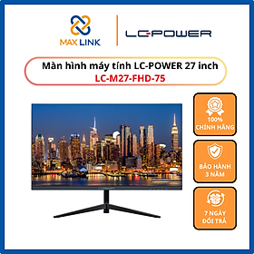 Mua Màn hình máy tính LC-POWER 27 inch LC-M27-FHD-75 Hàng Chính Hãng