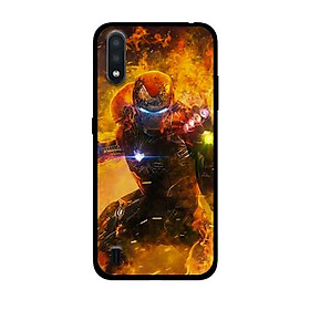 Ốp Lưng in cho Samsung Galaxy A01 Mẫu Siêu Nhân M5 - Hàng Chính Hãng