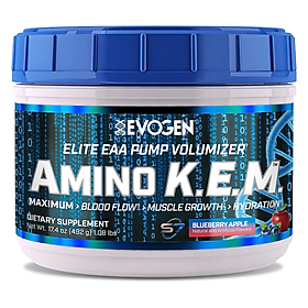 Evogen AMINO K.E.M Intra-Workout, EAA + BCAA, Phục Hồi & Xây Dựng Cơ Bắp