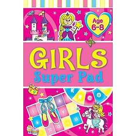 GIRLS ACTIVITY PAD - Sách Trò Chơi Dành Cho Bé Gái