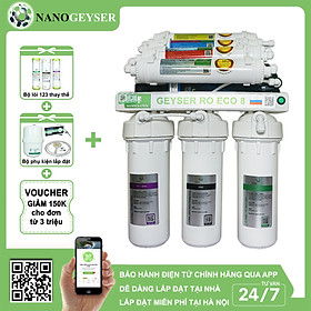 Mua Máy lọc nước Nano Geyser RO ECO 8 cấp lọc  Bổ sung khoáng chất tự nhiên - Hàng Chính Hãng