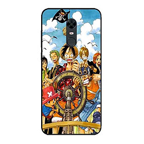 Ốp Lưng in cho Xiaomi Redmi 5 Plus Mẫu Băng Mũ Rơm - Hàng Chính Hãng