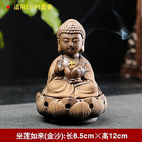 Mua Lư Xông Trầm Hương Đa Năng Gốm Sứ Cao Cấp Tượng Phật Adida