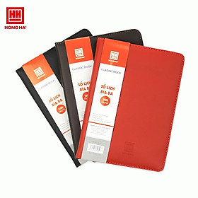 Sổ lịch da Hồng Hà Classic Book 200 trang A5 4597