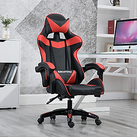 Mua Ghế  Chơi Game   Ghế Gaming Có Gối Massage Tựa Lưng Thư Giãn - Ghế Xoay Văn Phòng Làm Việc   Chơi Game
