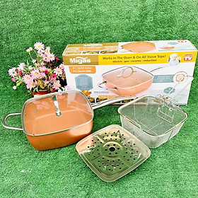 Mua CHẢO CHIÊN VUÔNG ĐÁY TỪ 24CM
