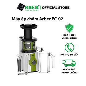 Máy ép chậm Arber EC-02 nghiền trái cây kiệt bã, hàng Đức bảo hành chính hãng. 