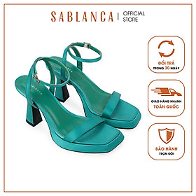 Giày Sandal nữ cao gót quai mảnh SABLANCA SN0168