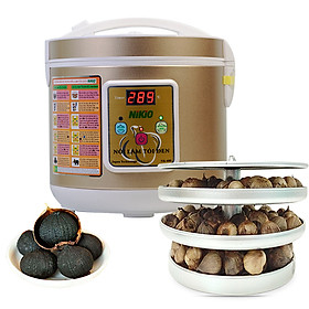 Nồi làm tỏi đen gia đình Nhật Bản Nikio NK-688 - 5L, 3 tầng, màu Gold