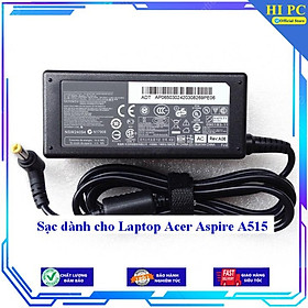 Sạc dành cho Laptop Acer Aspire A515 - Kèm Dây nguồn - Hàng Nhập Khẩu