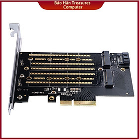Card mở rộng ổ cứng SSD M.2 qua khe Pci-E 3.0 X4 Orico PDM2 - Hàng chính hãng