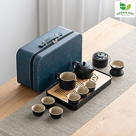 BỘ ẤM CHÉN TRÀ THIỀN THANH TỊNH - 12 MÓN- SƯƠNG MAI