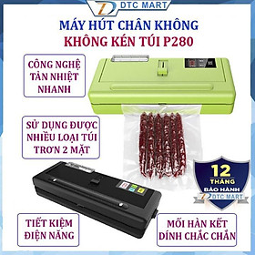 Mua Máy Hút Chân Không Thực Phẩm Kiêm Hàn Miệng Túi P280 Không Kén Túi Hút Được Nhiều Loại túi z