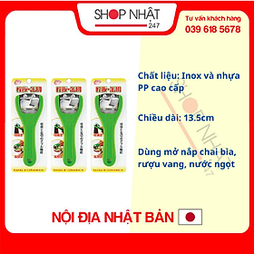 Combo 3 dụng cụ mở nắp bia và nắp hộp đồ khô nội địa Nhật Bản