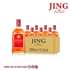 Thùng rượu JING 35% Vol 520ml/ 12 chai 