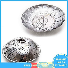 Xửng Hấp (Vỉ Hấp) Inox Gấp Gọn Thông Minh Nhật Bản - Vận Chuyển Miễn Phí Toàn Quốc