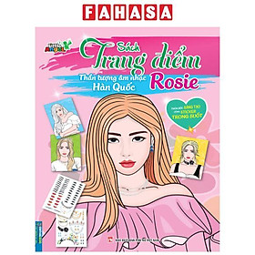 Hình ảnh Sách Trang Điểm Thần Tượng Âm Nhạc Hàn Quốc - Rosie -Thỏa Sức Sáng Tạo Cùng Sticker Trong Suốt