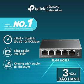 Mua Bộ Chia Tín Hiệu Switch Để Bàn TP-Link TL-SF1005LP 5 Cổng 10/100Mbps với 4 Cổng PoE - Hàng Chính Hãng