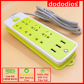 Mua Ổ Cắm Điện Đa Năng Chống Giật Cao Cấp Có 3 Cổng USB – Sạc Trực Tiếp Điện Thoại – An Toàn  Tiết Kiệm Điện Chính Hãng Dododios