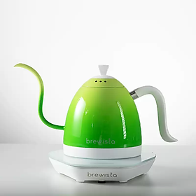 Ấm đun cảm ứng chuyên dụng rót cà phê Kettle 600ml - Candy xanh Hàng Chính