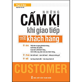 Những Cấm Kị Khi Giao Tiếp Với Khách Hàng