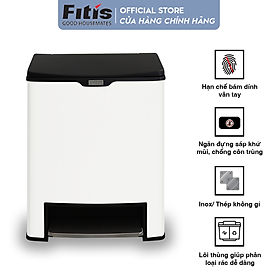 Mua Thùng Rác Fitis Prime Đơn - Trắng